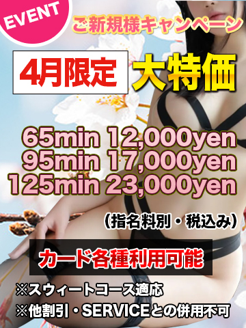 ����V�K�l �D�҃L�����y�[����4��